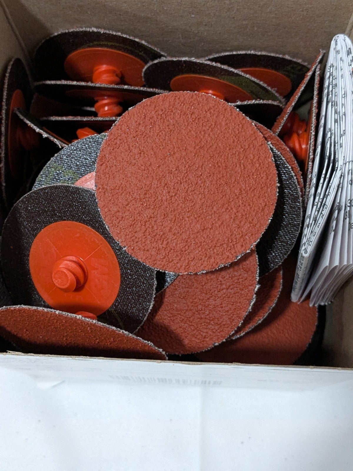 3M Quick-Change Disc: Roloc TR, 2" Dia, 60 Grit Box of 50 7000000550