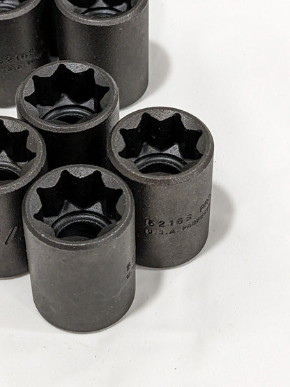 Proto Hand Socket: 3/8″ Drive, 1/2″ Socket, 8-Point Qty 11 J5216S