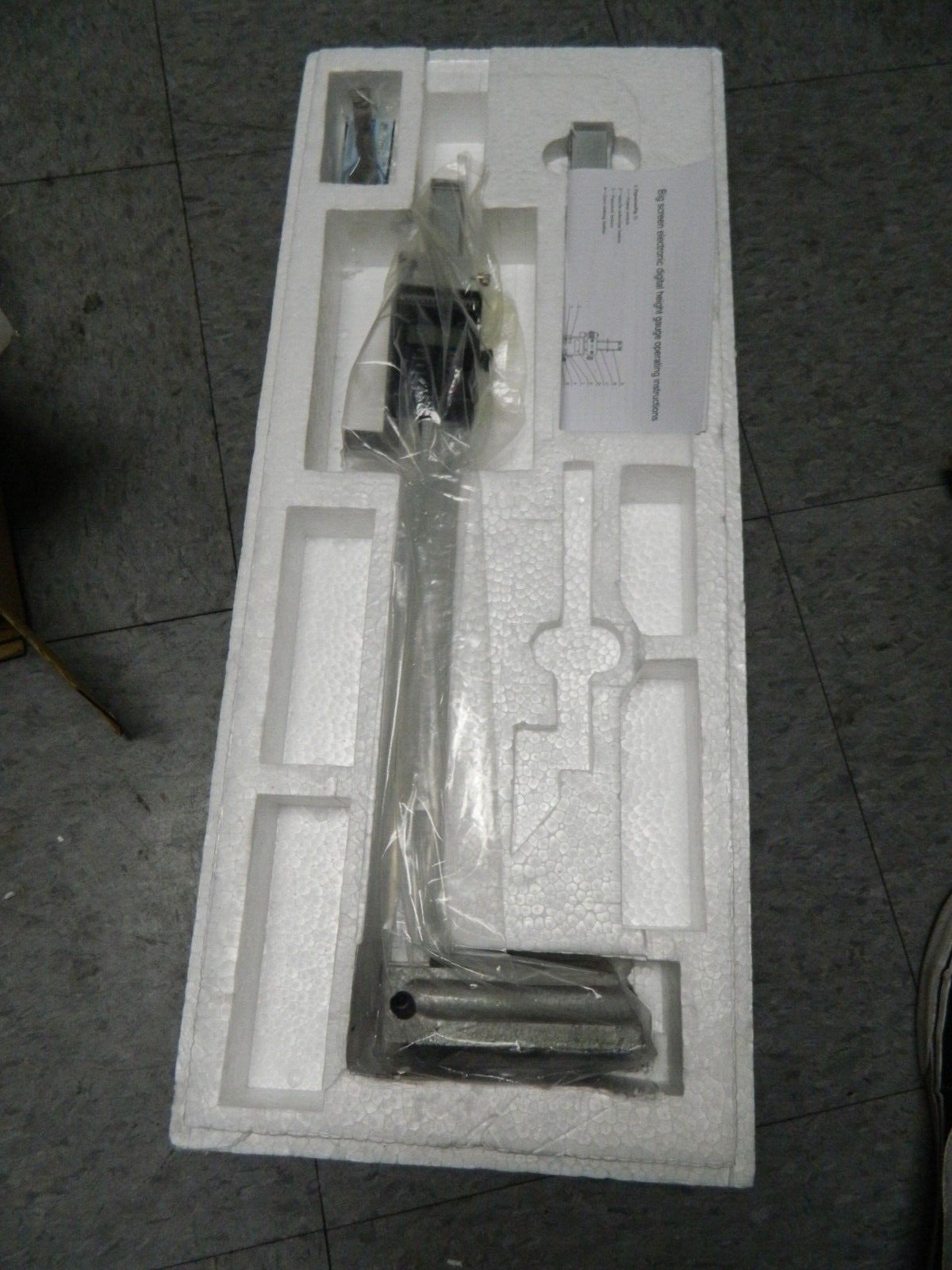 12 Electronic Height Gage 0.0005 Resolution, Accurate to 0.001, LCD Display