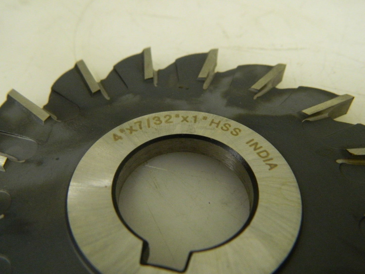 Interstate  4" Diam x 7/32" FW  Straight Tooth Side Milling Cutter  03014149