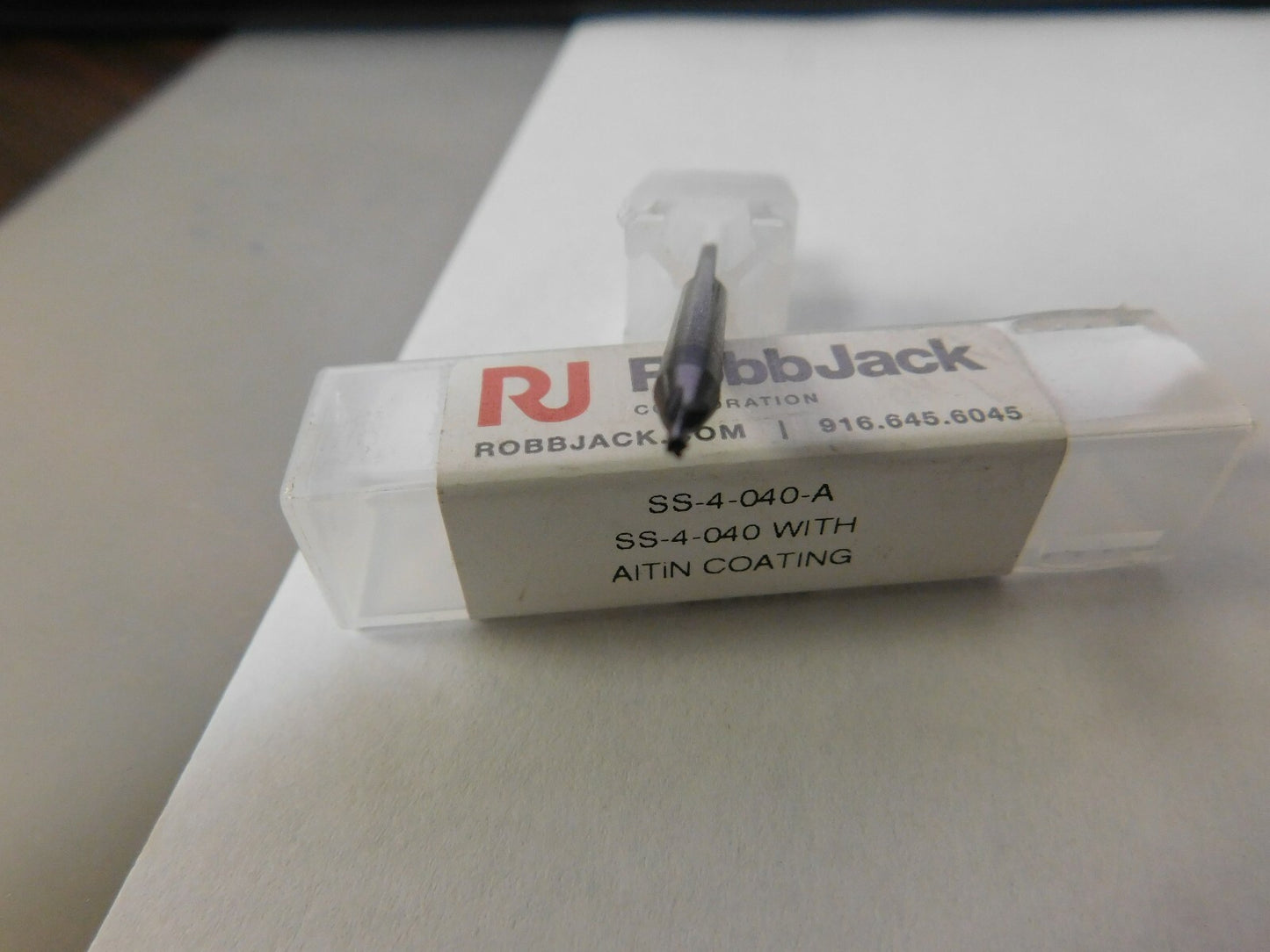RobbJack   Miniature End Mill 0.06-in LOC QTY 5  C-SS-4-040A