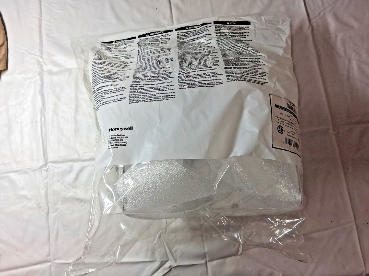 Uvex Face Shield Windows &amp; Screens Clear Replacement Window 9" High S95