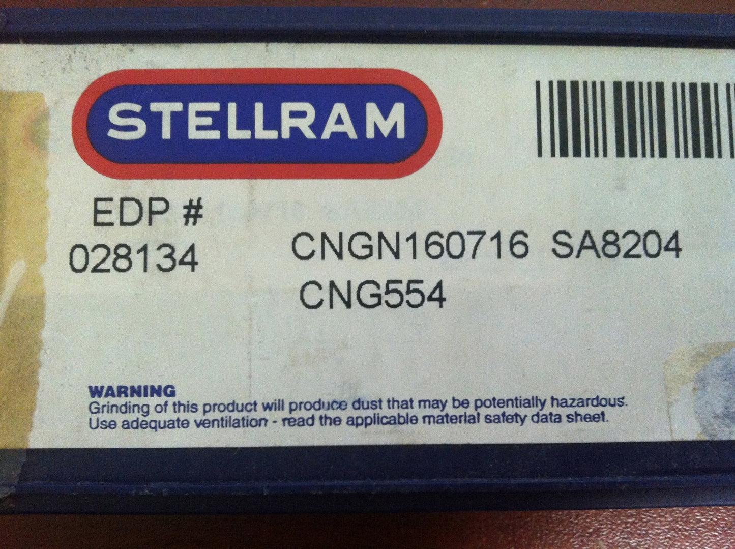 Stellram Indexable Ceramic Turning Inserts CNG554 Grade SA8204 Qty. 10 028134