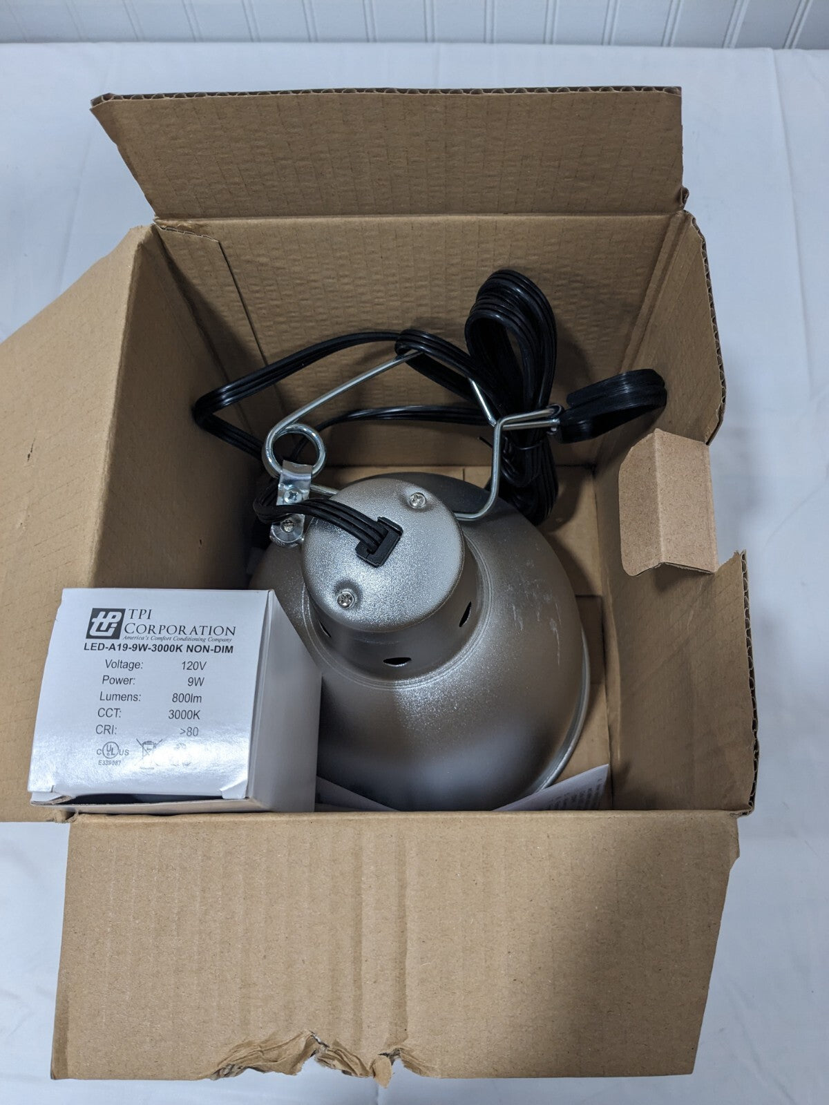 Fostoria Clamp Mount / Clamp On Utility Work Light, 120V 300W Max CL-300