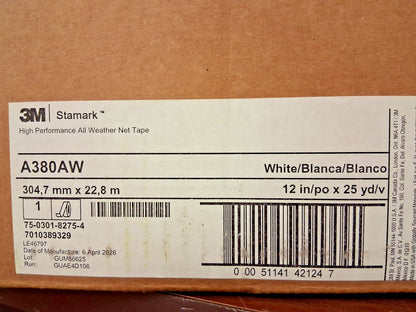 3M Rubber Reflective Tape 12" Wide 75ft Long 7010389329