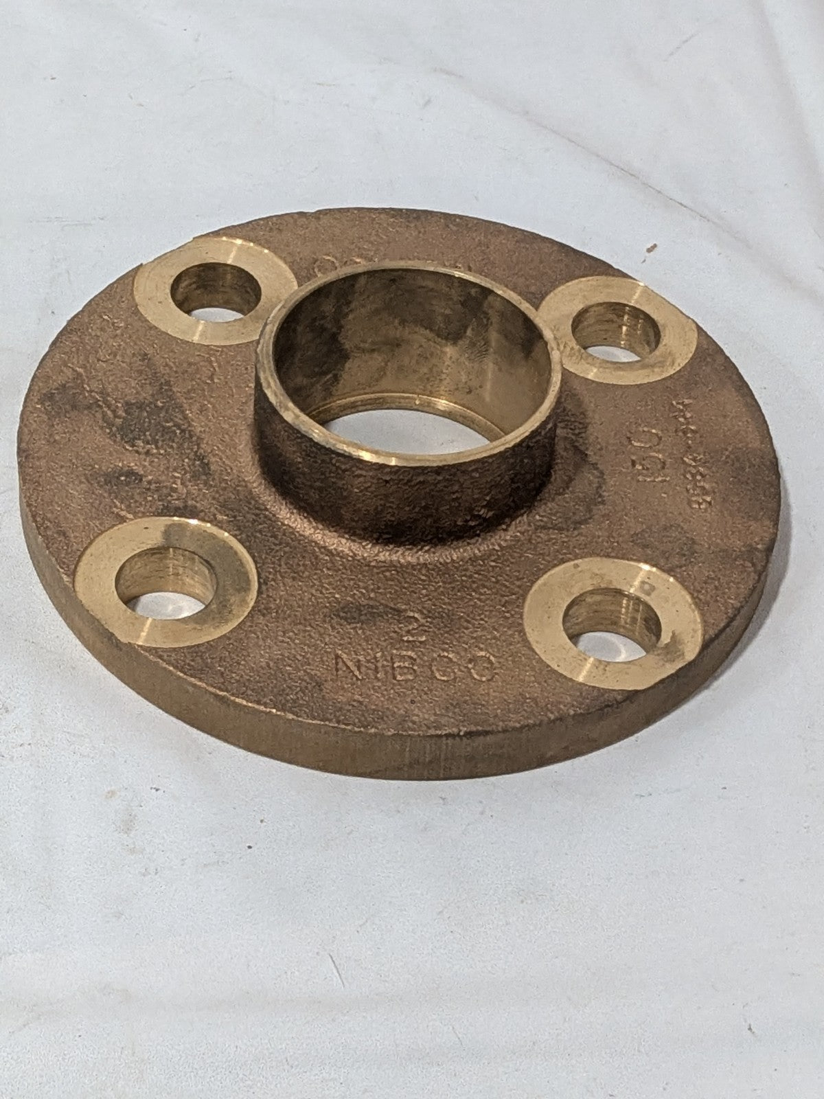 NIBCO 2" Pipe, 6" OD, Cast Copper Companion Pipe Flange B495406