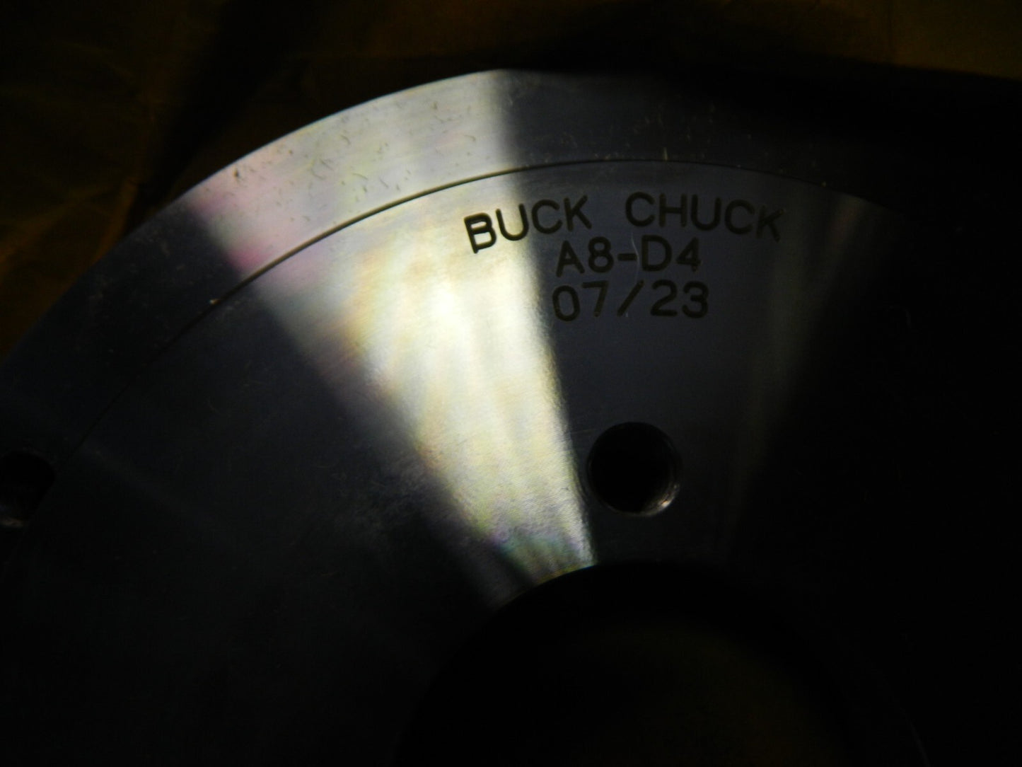 Buckchuck Lathe Chuck Adapter Back Plate 8″ Chuck for Self-Centering Chucks A8D4