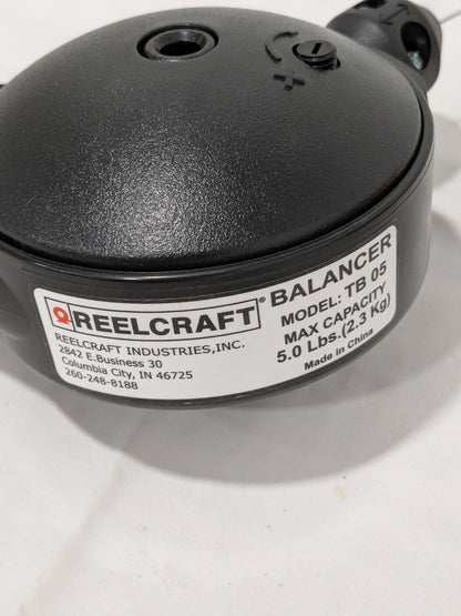 Reelcraft Tool Balancer: 5 lb Max Load, 6' Cable Length TB 05