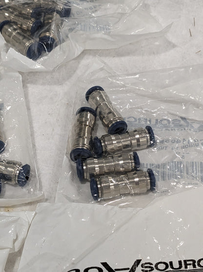 Pro-Source Push-To-Connect Tube to Tube Fitting: 1/4" OD Qty 25 2555801465P
