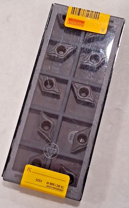 Sandvik Coromant Carbide Turning Insert 10 Pcs TR-DC1308-M 4325 6433941