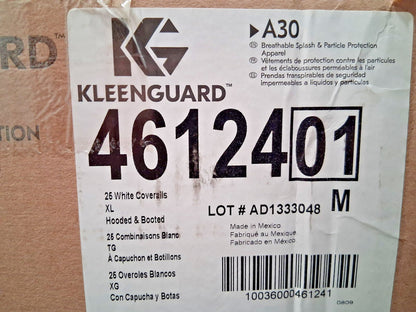 Kleenguard Anti-Static Protection Disposable Coveralls QTY25 SizeXL 46124