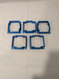 Carlon 2-Gang 4 Inch Side 3/4 Inch Raised Square Cover Qty 5 A422