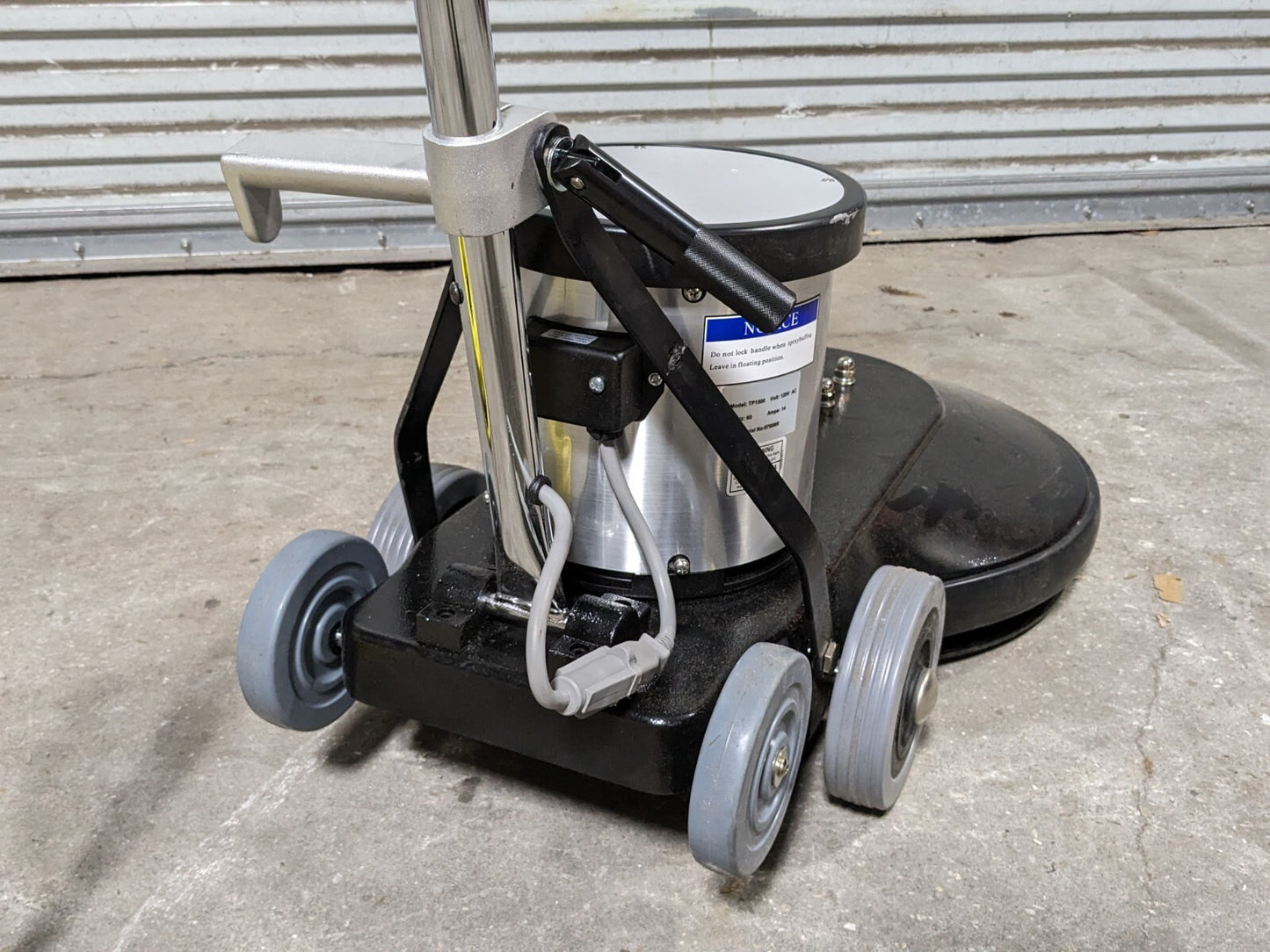 Task Pro 20" Electric Floor Burnisher 1.5 HP 1500 RPM Max. 120v TP1500