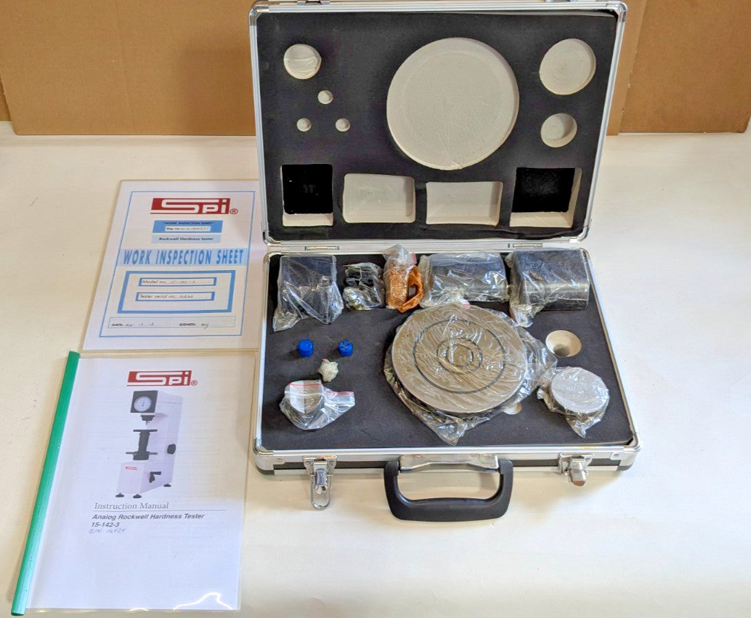 SPI Analog Rockwell Hardness Tester CV600A  A B C F    15-142-3