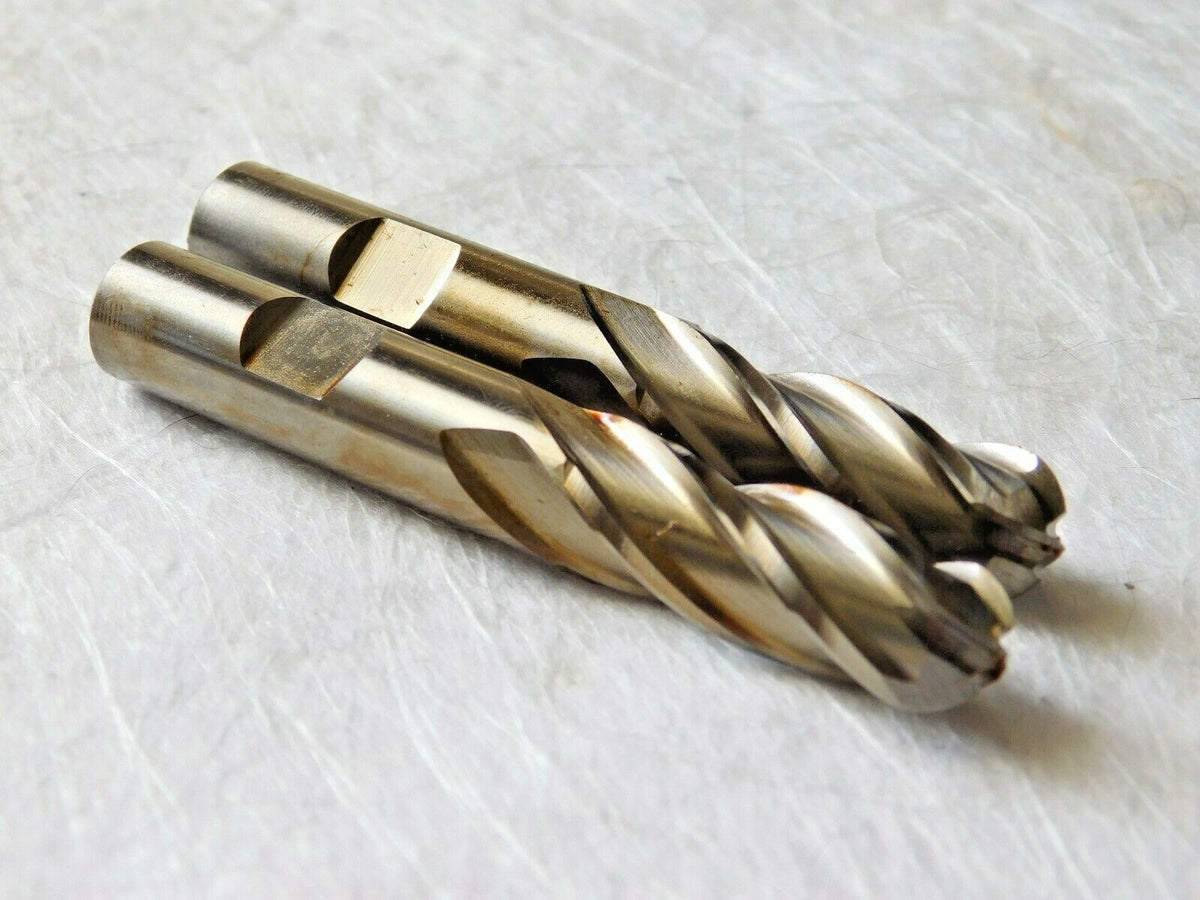 Putnam Tools Cobalt Finishing End Mills SE 1/2"x1-1/4"x3-1/4" 4FL Qty 2 94605