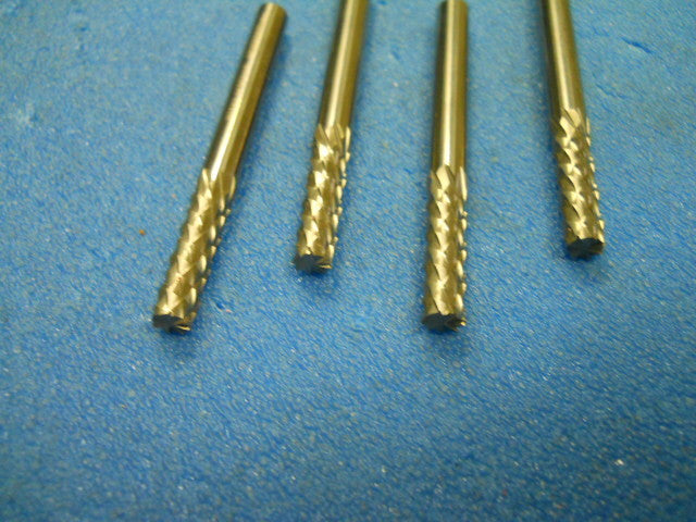 Accupro Diamond Cut Routers 3/16" Dia. x 5/8" LOC Carbide Qty. 4 #71176507