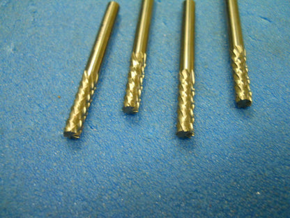 Accupro Diamond Cut Routers 3/16" Dia. x 5/8" LOC Carbide Qty. 4 #71176507