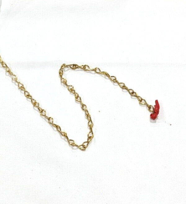 #20 Single Jack Chain Steel .034" Dia 100ft