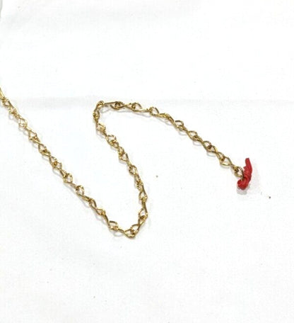 #20 Single Jack Chain Steel .034" Dia 100ft