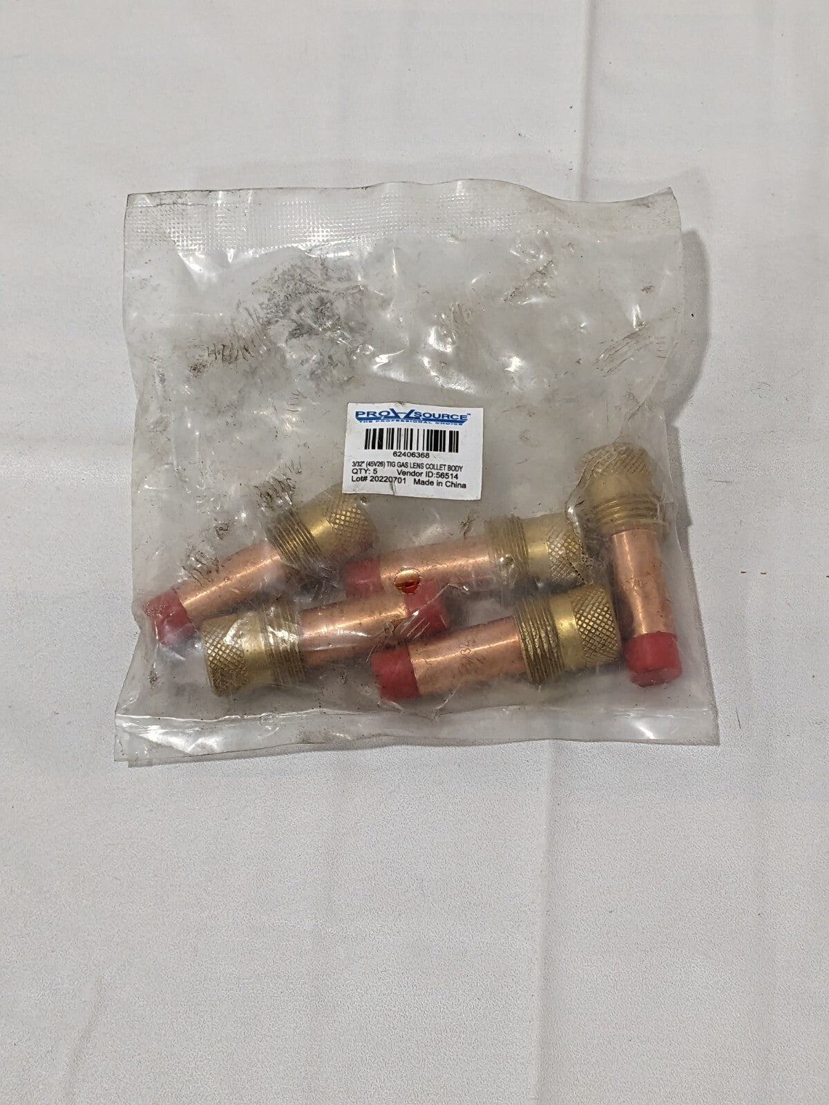 Pro-Source 3/32 Inch Gas Lens TIG Torch Collet Body Qty 5 62406368