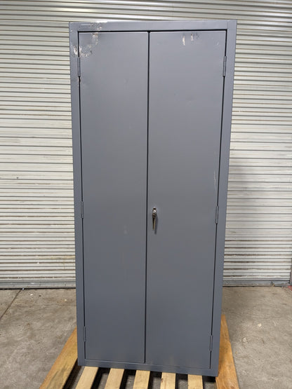 Durham Lockable Storage Cabinet w/ Bins 84" H. x 36" W. x 24" D.