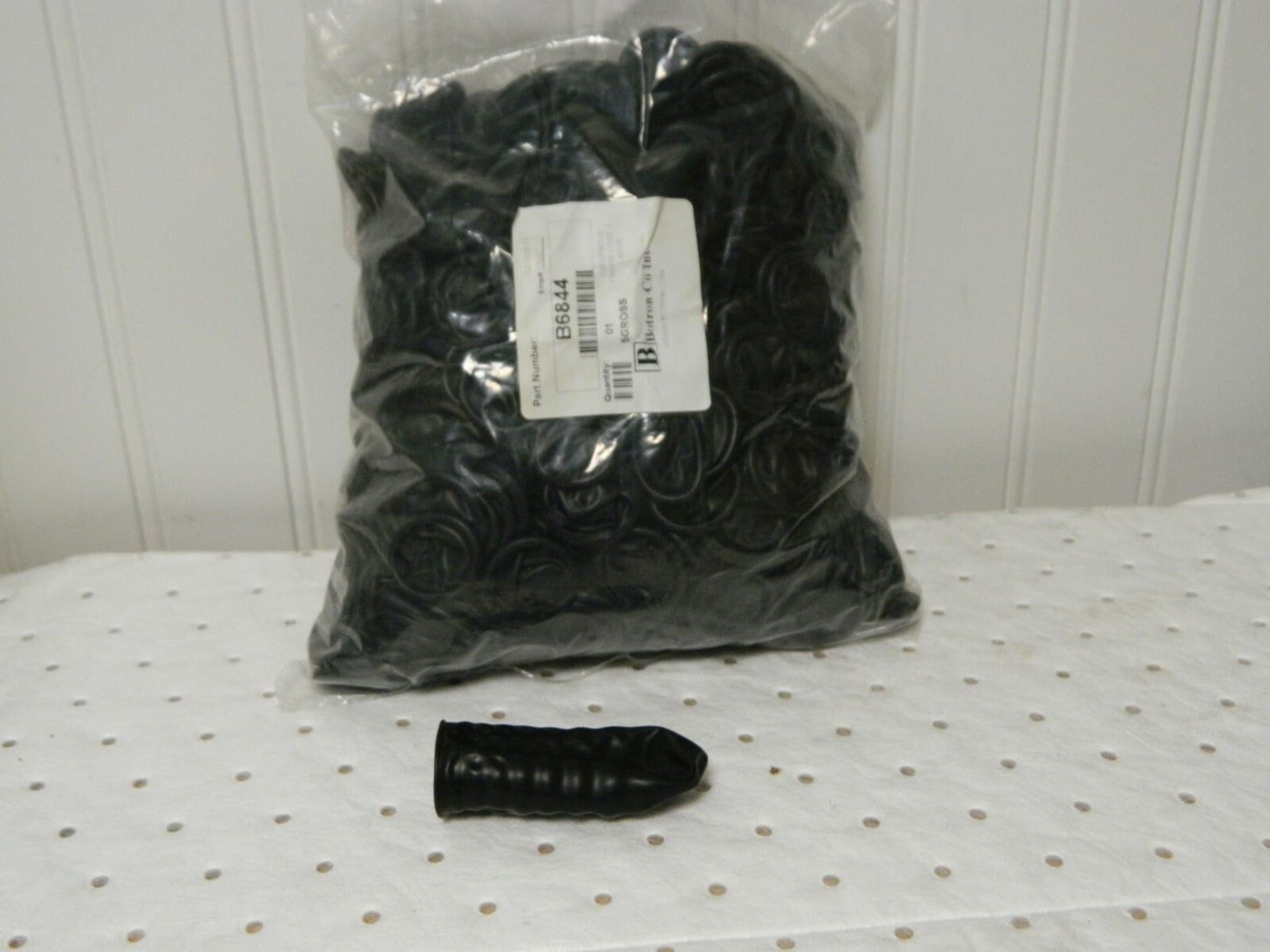 Borton Black ESD Finger Cots XL 9" Approx. 700 B6844