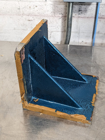 Double Web Cast Iron Machined Angle Plate 10" x 10" x 10" Parts / Repair