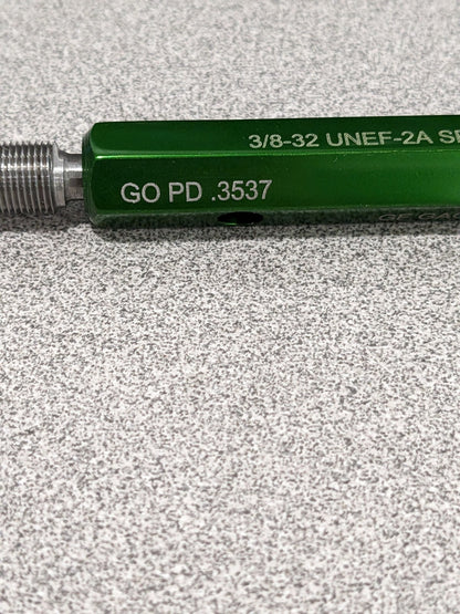 GF GAGE Truncated Taperlock Gage: 3/8-32, Go & No Go Class 2A 55332415
