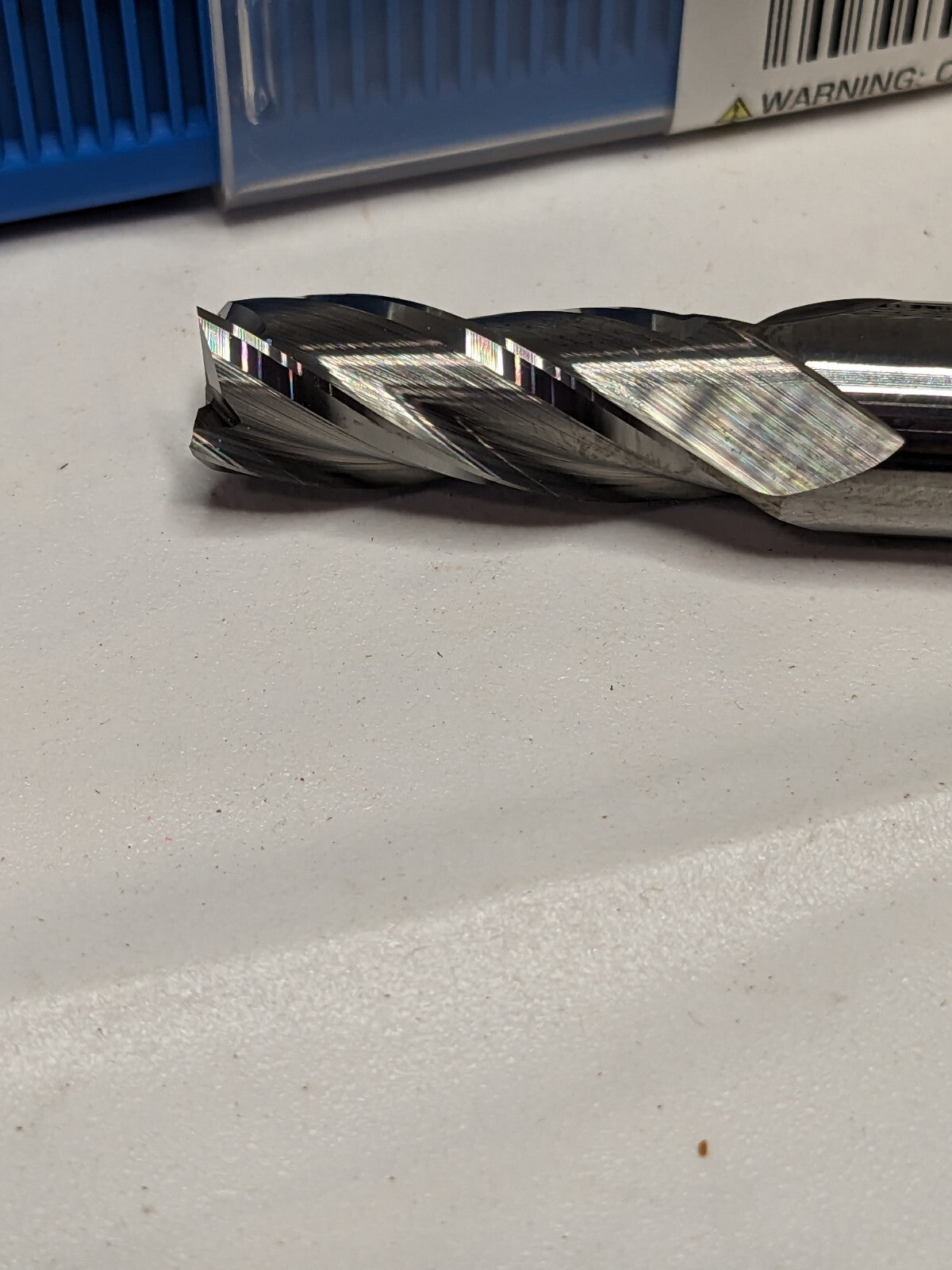 Niagara Square End Mill: 5/16" Dia, 3/4" LOC, 4 Flutes N85624