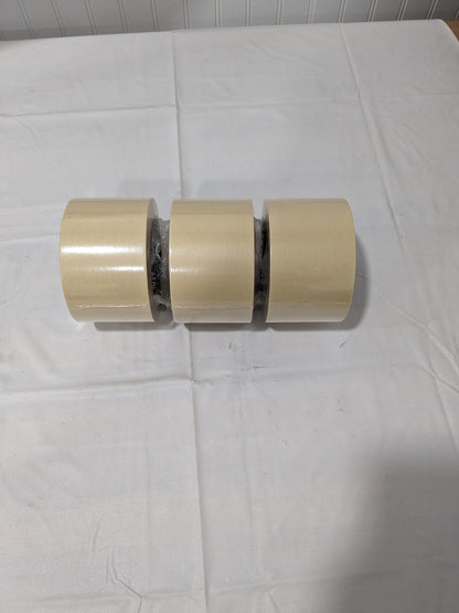3M 101+ Tan Masking Tape 72 mm Width x 55 m Length Qty 3 Rolls 7100242379