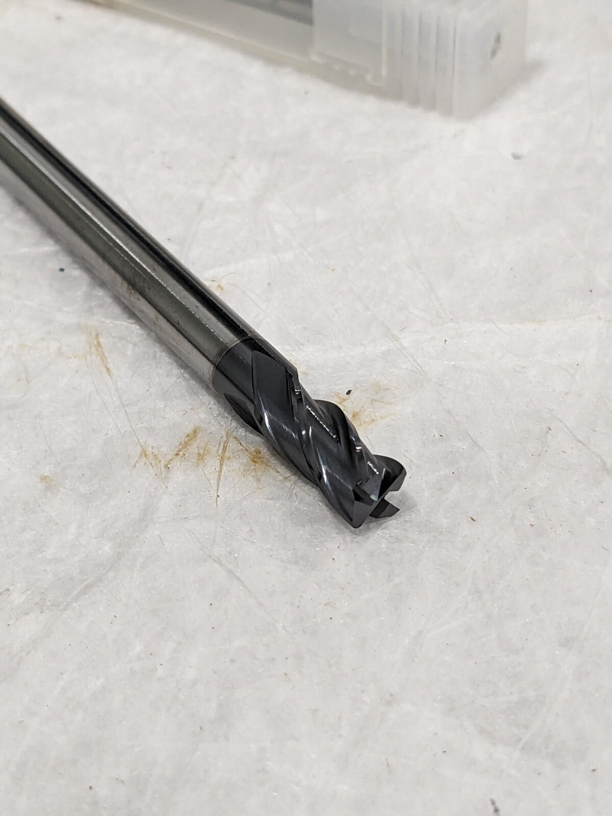 YG-1 Carbide End Mill 1/4" 4FL w/.020" Rad, .5"LOC,Qty 2 GM639905
