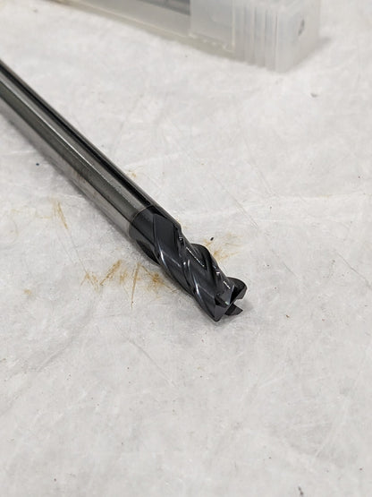 YG-1 Carbide End Mill 1/4" 4FL w/.020" Rad, .5"LOC,Qty 2 GM639905
