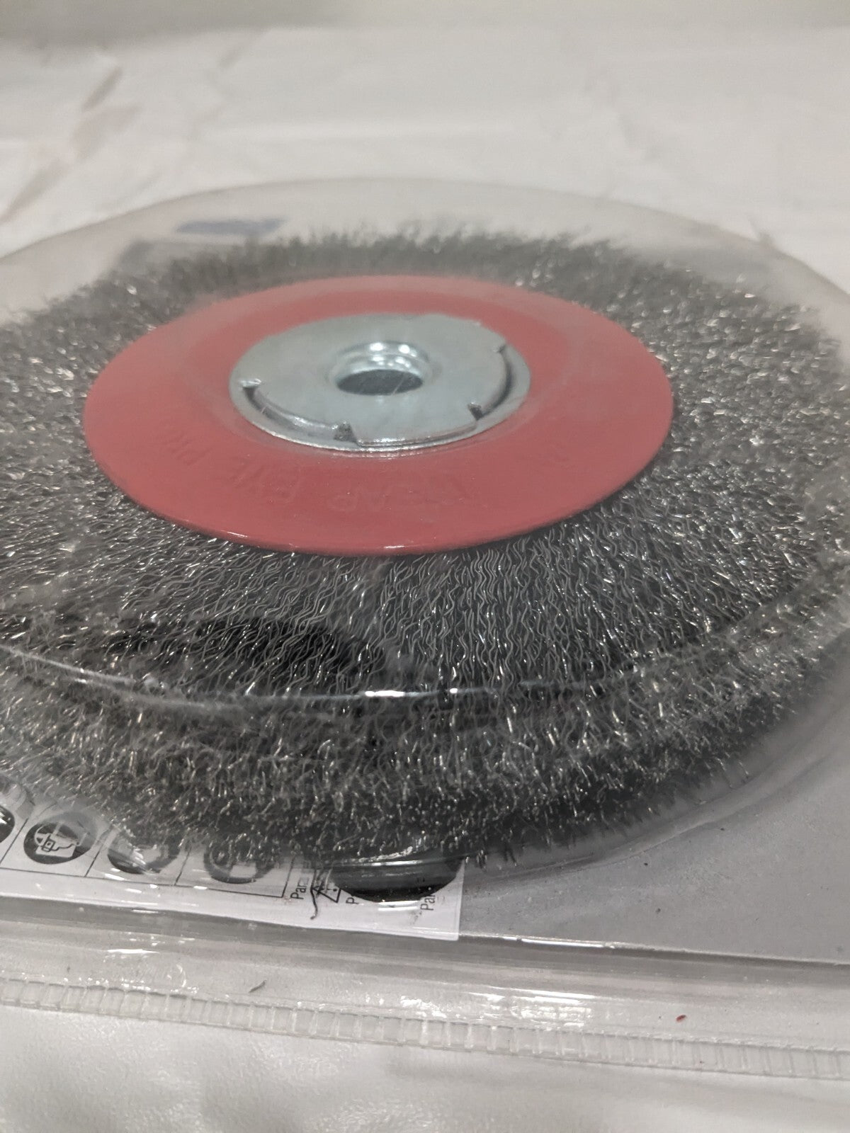 NORTON Wheel Brush: 8" Wheel Dia, Crimped 66252839100