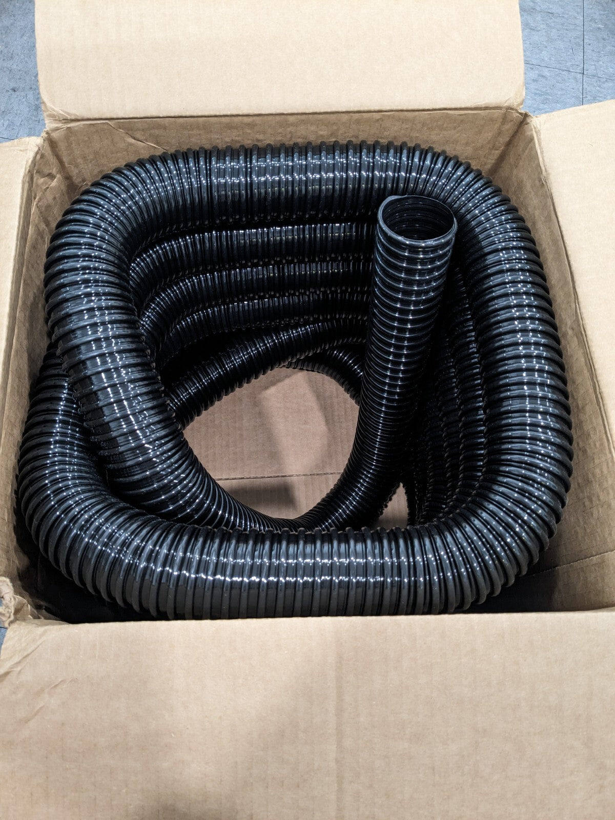 HI-TECH DURAVENT Duct Hose Polyethylene, 2" ID, 16 psi, 25' 214102001025