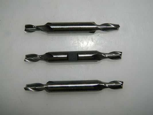 Barnes Double End  HSS End Mill 3 Pack 9/32" X 3/8"  2 Flute  QTY 3  41115452