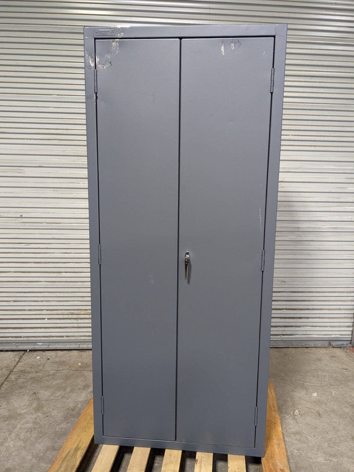 Durham Lockable Storage Cabinet w/ Bins 84" H. x 36" W. x 24" D.
