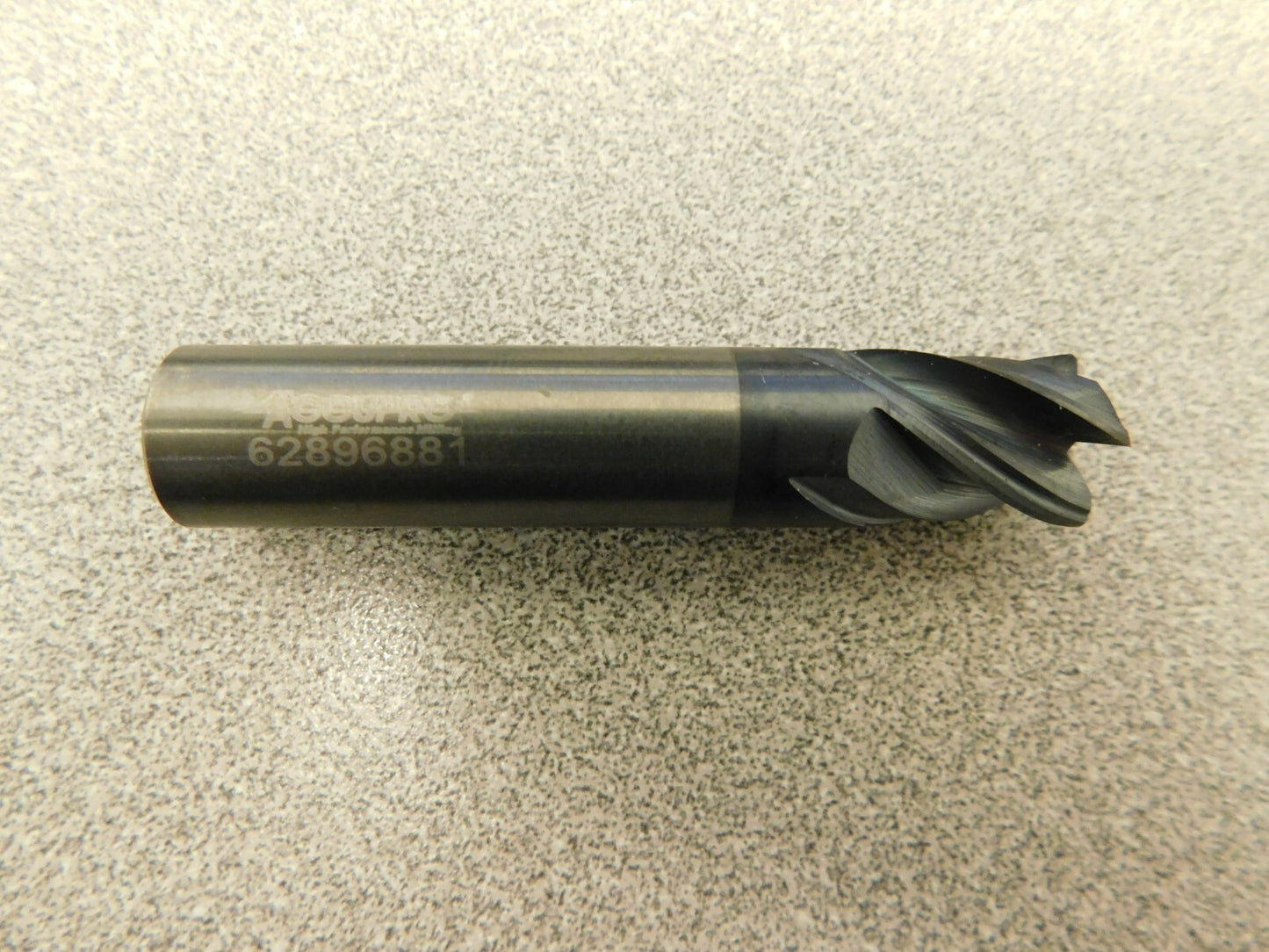 Accupro Carbide Corner Chamfer End Mill 1/2 Dia 4Fl 5/8 LOC 2.5L 62896881