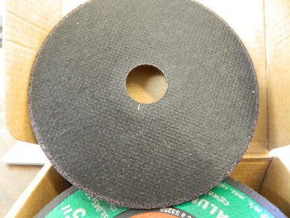CGW ABRASIVES Cutoff Wheel 25pk : Type 1, 5 Dia, 0.045 Thick, 7/8 Hole 53256