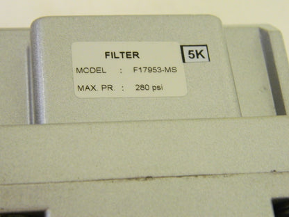 Jupiter Pneumatic  FRL Filter 1" Port  Aluminum Bowl & Manual Drain 1050510022jp