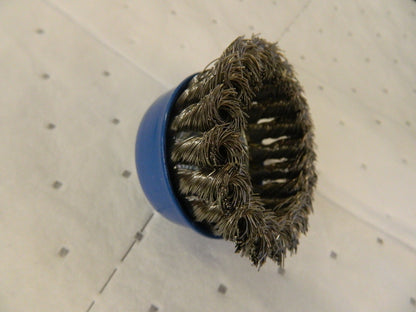 Walter 13-F 314 3" x 5/8"-11 " Cup brush knot-twisted wire WLT13F