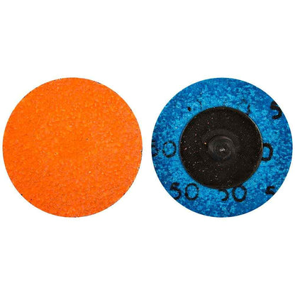 NORTON Fiber Disc: 1/4" Hole, 50 Grit, Ceramic Alumina Qty 25 66261058705