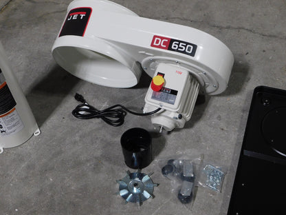 JET DC-650 Dust Collector (Machine Base Only) 1HP 115/230V 1PH  708642 DAMAGE