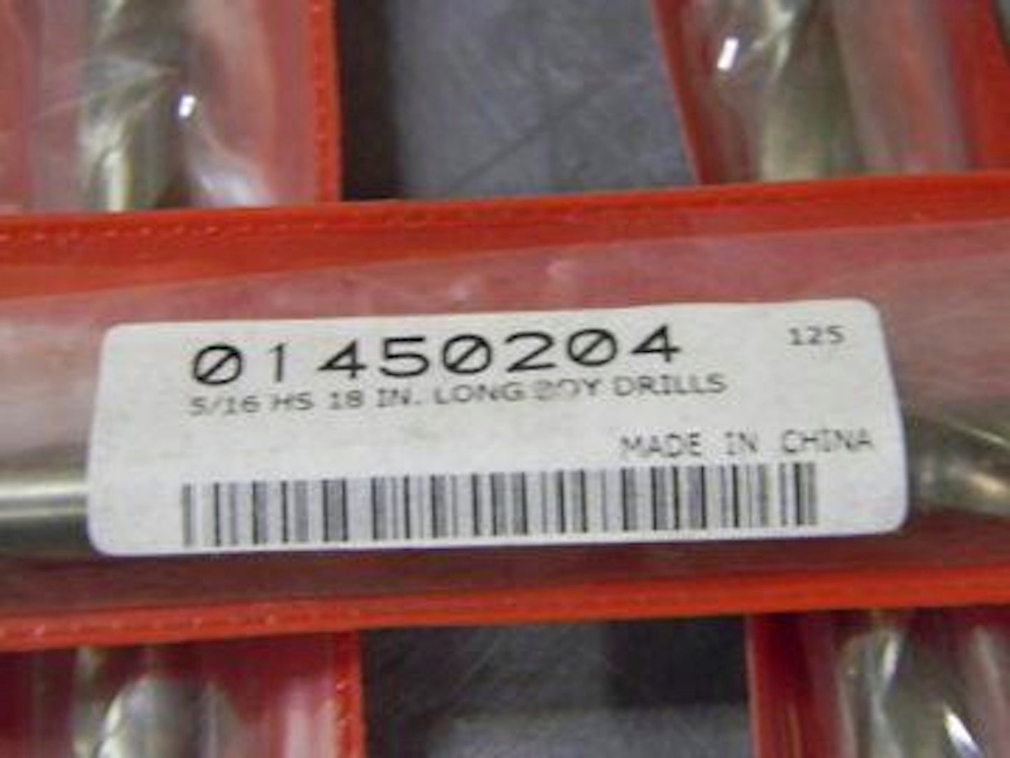 Interstate #01450204 5/16" x 12" x 18" 2F HSS Bright Straight Shank XL Drills