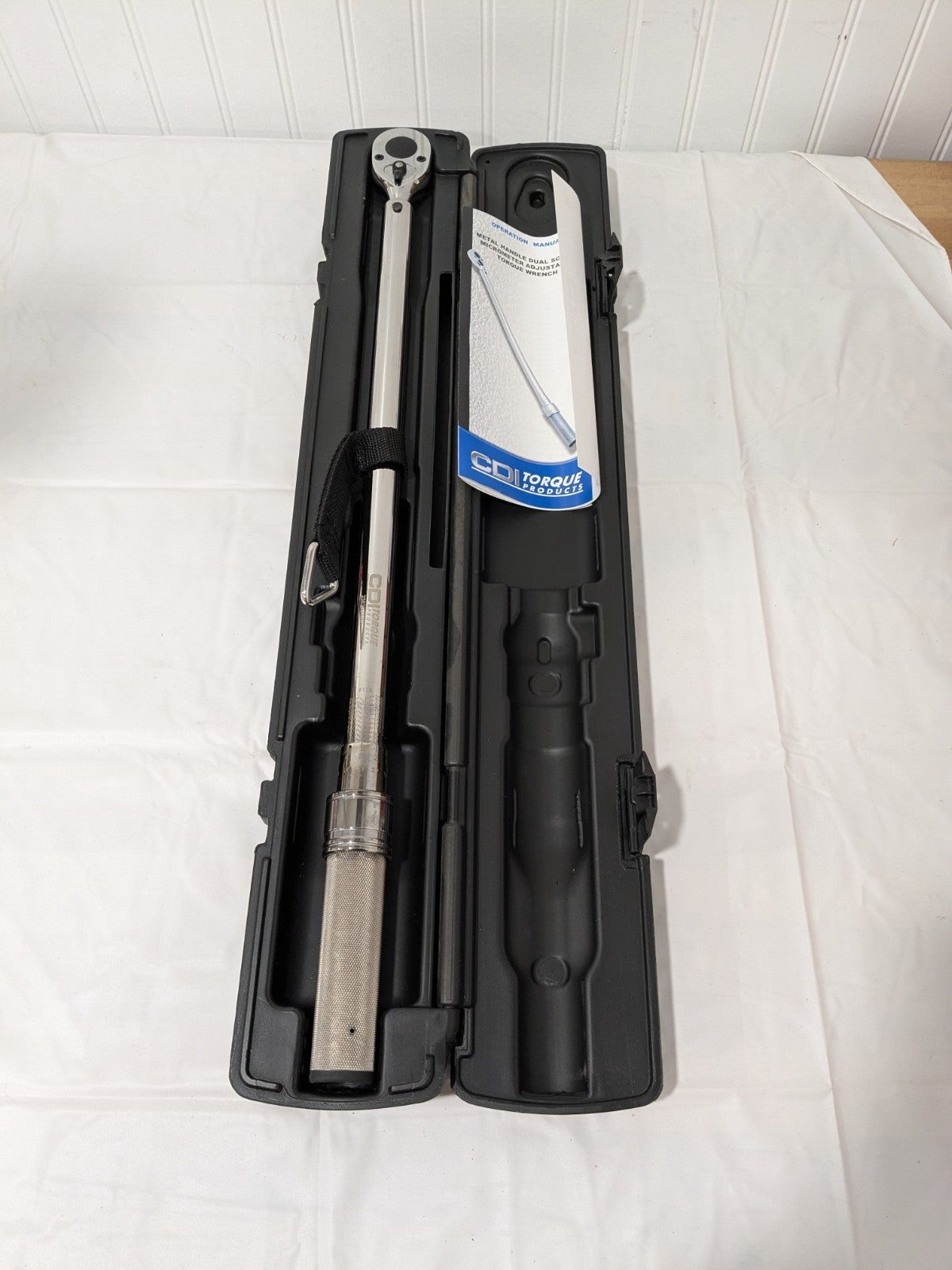 CDI Micrometer Torque Wrench: 1/2" Drive, 24-13/32" OAL 2503MFRMH