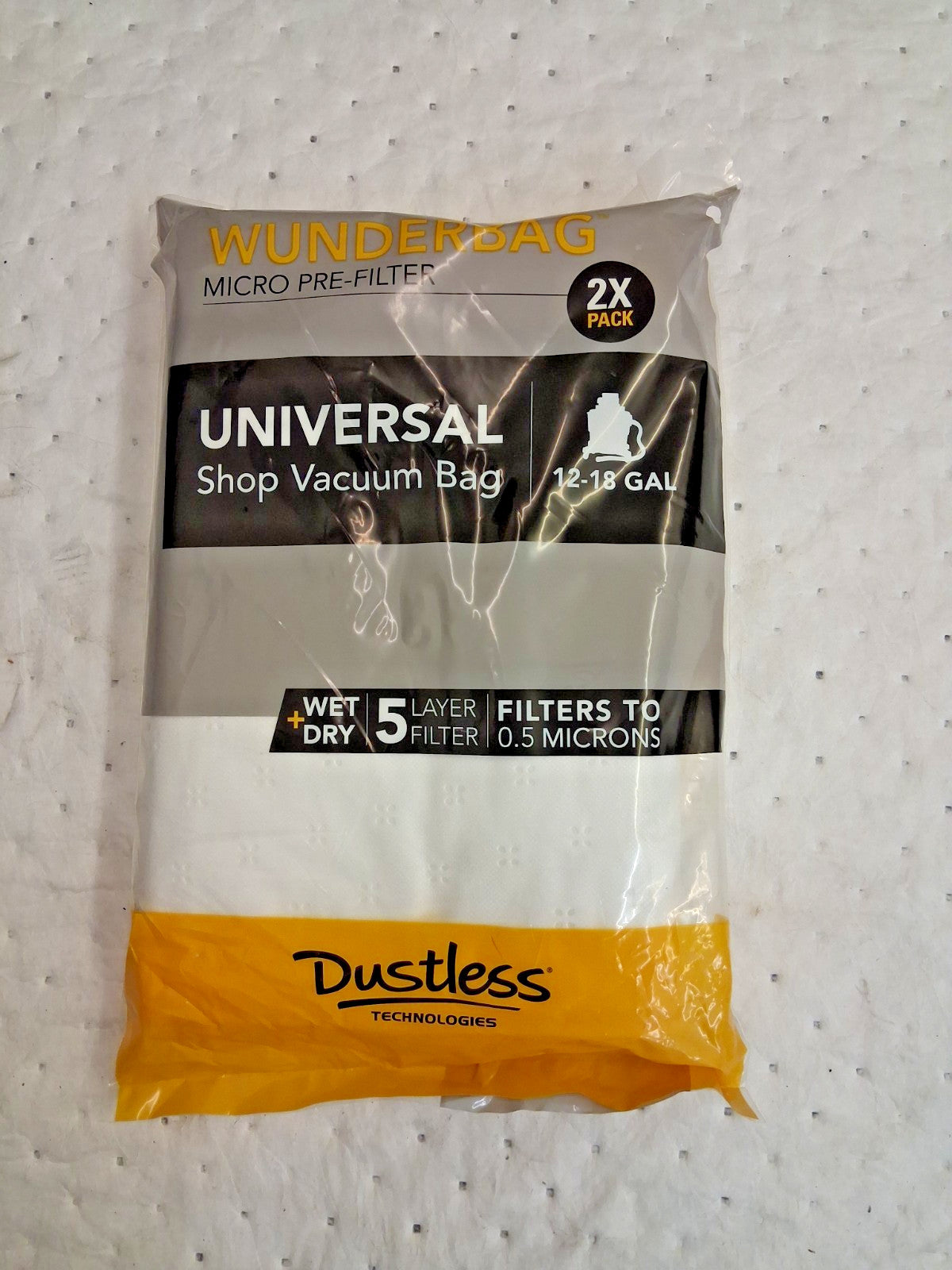 Dustless Technologies Pack of 16 Gal Synthetic Micro Mesh Filter Bags 2pk 13141