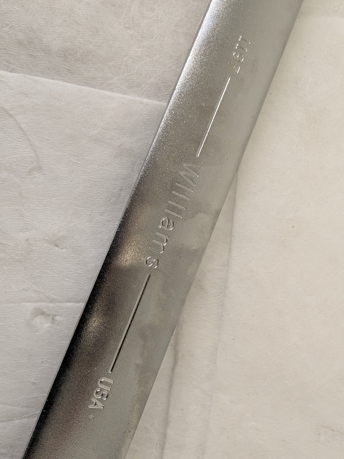 Williams 2-1/2" Combination Wrench 12-Point 29-15/16" OAL Satin Chrome