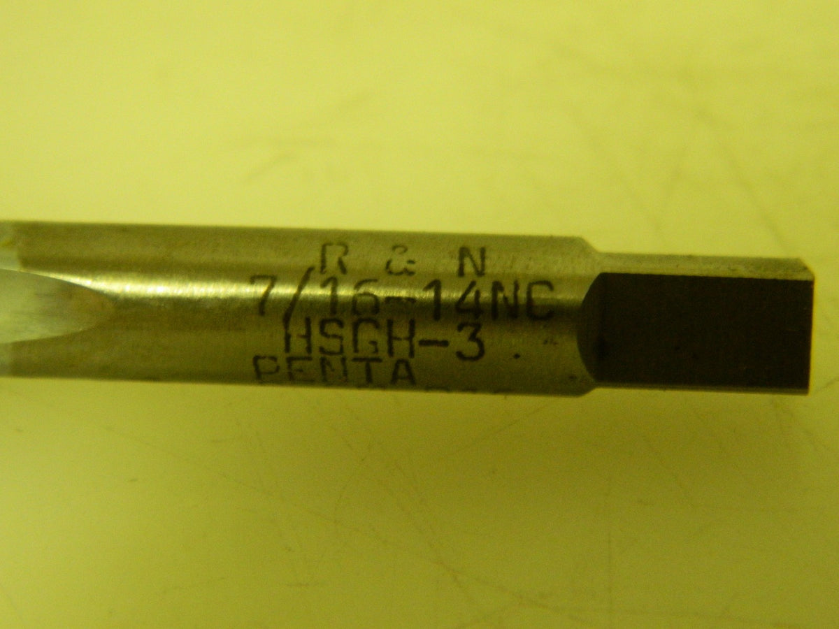 Reiff & Nestor Chrome Spiral Point Plug Taps 3 Pack 7/16"-14 NC 3F H3 99257