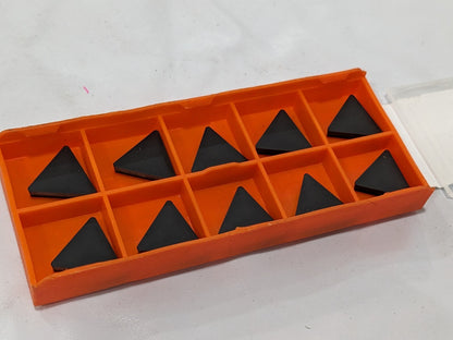 HERTEL Turning Inserts 10pk: TPG322 HC140T, Solid Carbide 1002435