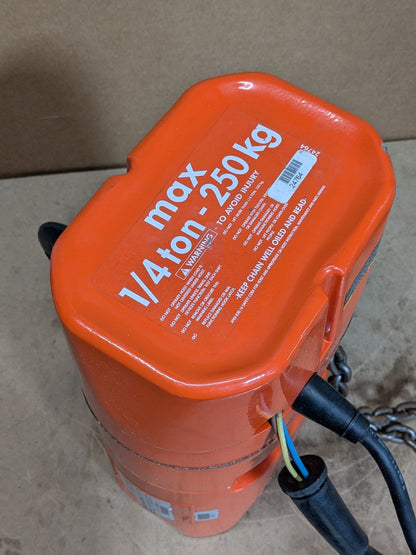 CM Valustar 10 Ft. Electric Chain Hoist 1/4 Ton Capacity 2401-10 Parts / Repair