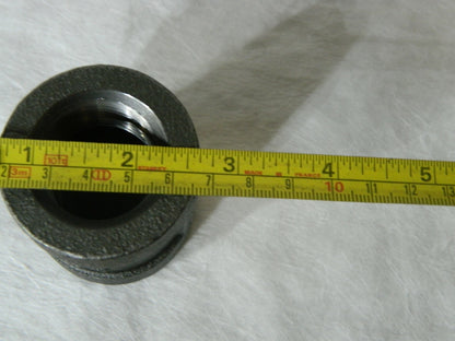 J.P. Ward Malleable Iron Straight Coupling 1-1/4" Class 300 2-7/16" Le
